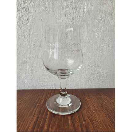 vintage veiniklaas valge mustriga