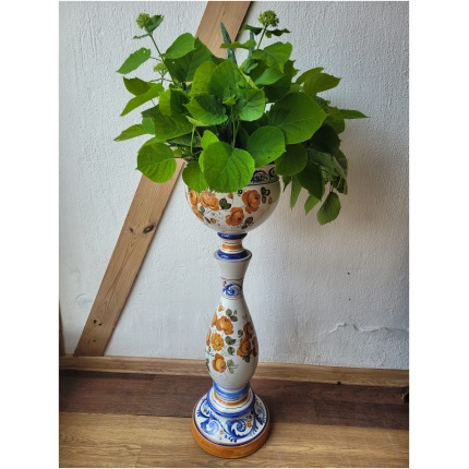 Itaaliapärane kõrge keraamiline postament / lillepott