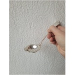 tuhksuhkru lusikas hõbetatud