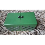 Vintage käsitöökast roheline - Image 3