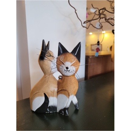 dekoratiivsed musitavad puidust kassid