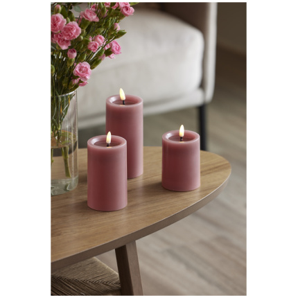 Pale Rose LED-küünal